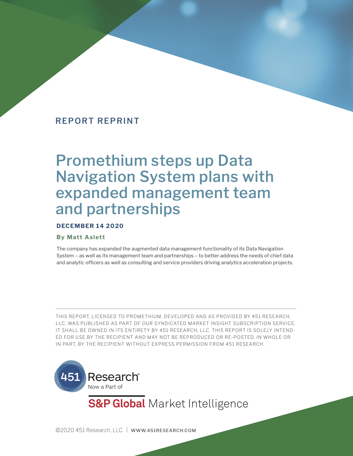 Promethium Steps Up Data Navigation System